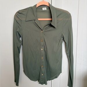 Wilfred Sage Green Button-Down Shirt